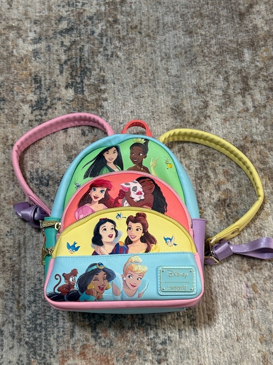 Disney Other - Disney Princess Pastel Mini Backpack for Kids - Multicolor